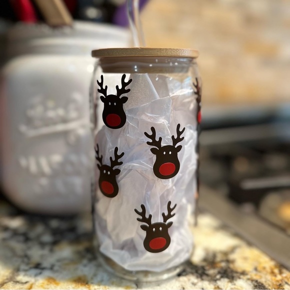Reindeer Glass beer can - Picture 1 of 4